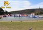 0.9mm PVC-Wasser-Park einfaches Inflatables installieren für Sport-Spiele