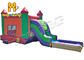 Federnd Schloss-Dia-kombinierte Kinder Inflatables 4x8m NFPA 701 PVCs
