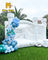 17ft weißes Heiratsprahler-Dia-kombiniertes aufblasbares Schlag-Haus kombiniert mit Dia