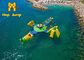 Großes 9mm PVC Aqua Sports Water Park Inflatables für See-Meer